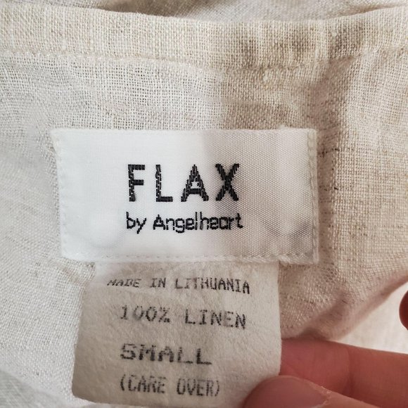 Flax linen button down top - Picture 9 of 10